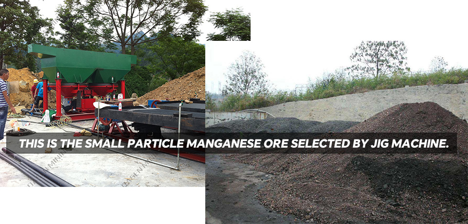 This is the small particle manganese ore selected by jig machine 1 - Can Manganese Mining Process using a jig concentrator?