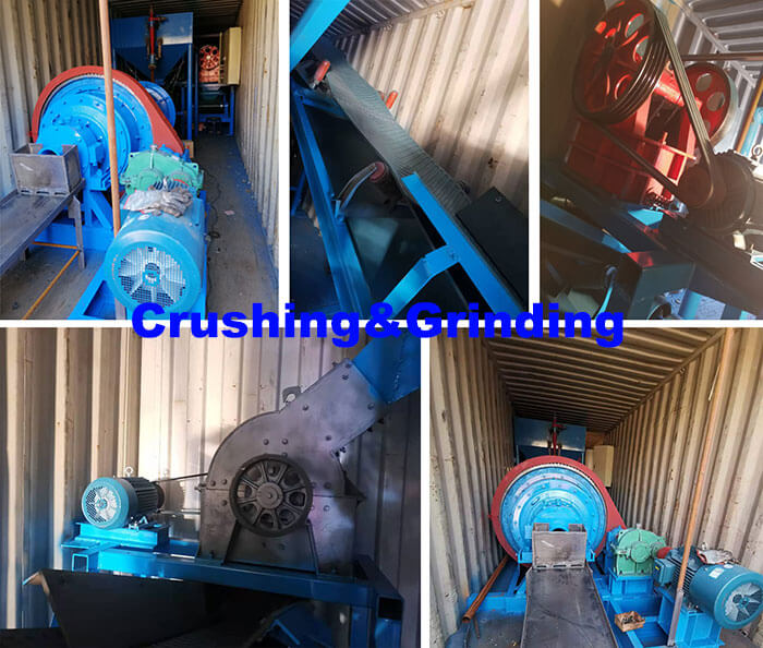 Crushing - 10TPD Small Scale Mobile Gold Leaching Plant