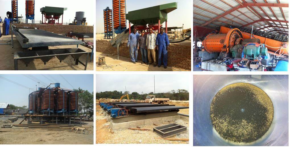 Rock gold gravity processing plant in Ghana  - When separating gold from rocks, how do you do it?