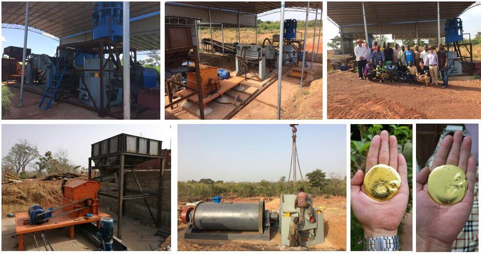 Rock gold gravity separation plant In Mali - When separating gold from rocks, how do you do it?