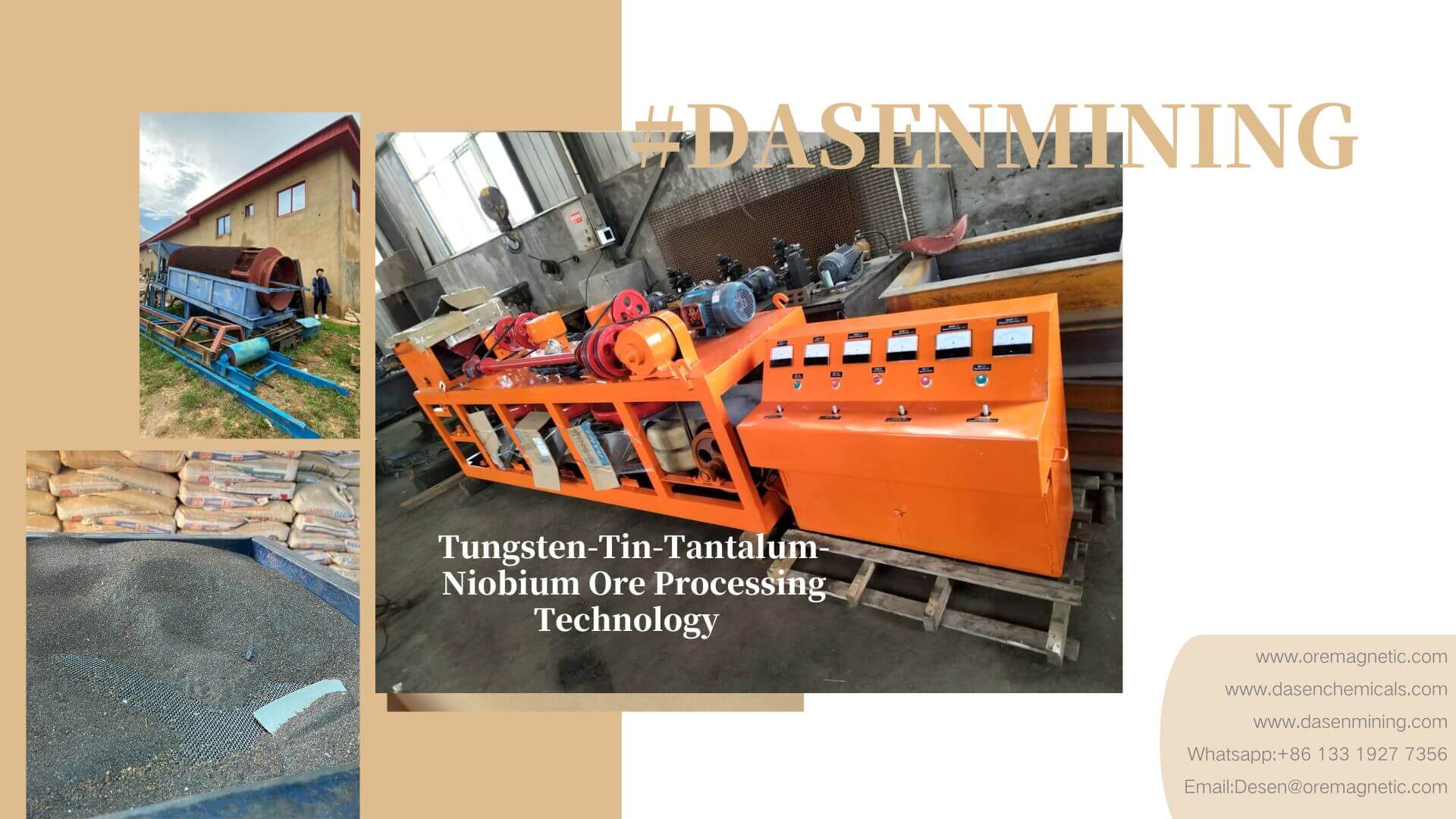 钨锡坦铌 - Tungsten-Tin-Tantalum-Niobium Ore Processing Technology and its Advantages
