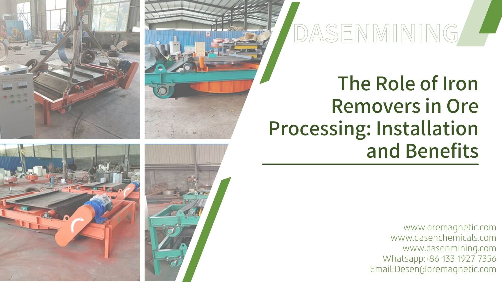 Iron Removers in Ore Processing - The Role of Iron Removers in Ore Processing: Installation and Benefits
