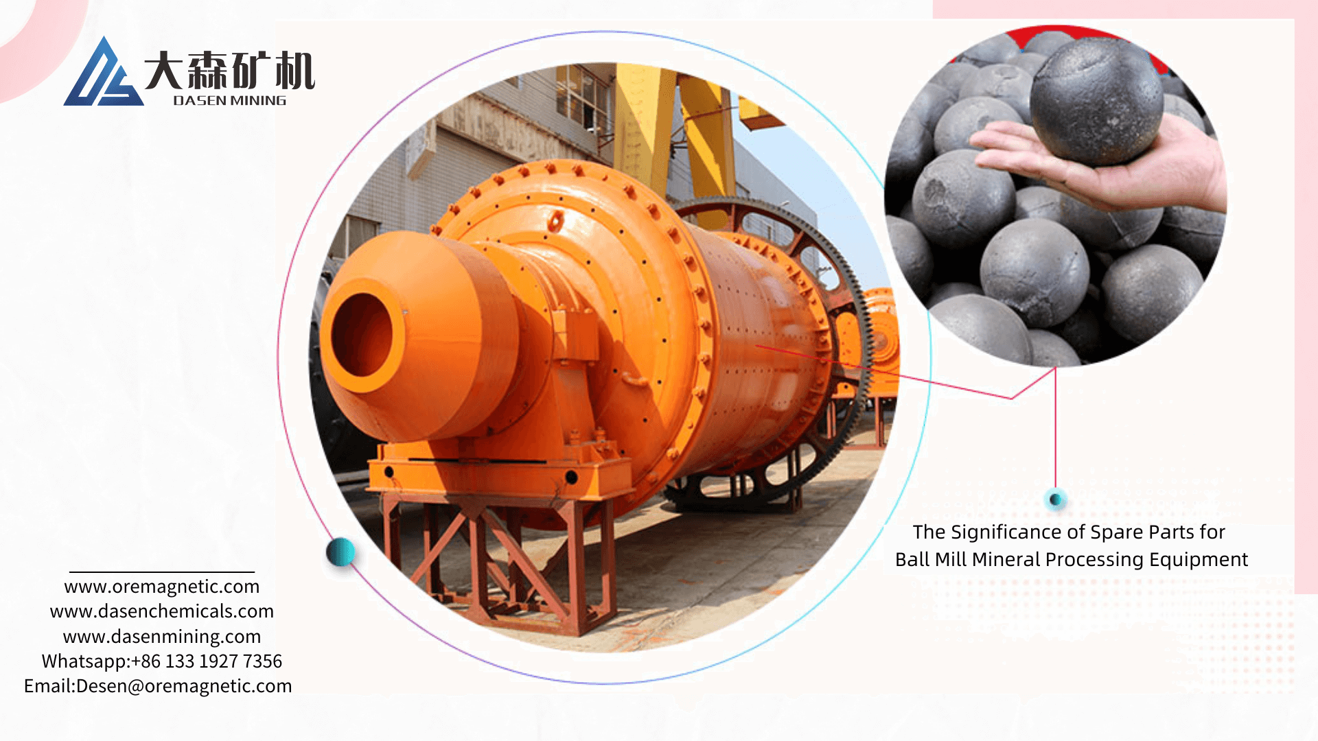 ball mill - The Significance of Spare Parts for Ball Mill Mineral Processing Equipment