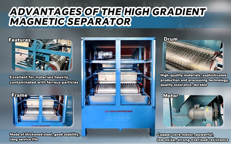 High Intensity Three Roller Dry Magnetic Separator 2 - Three Roller Dry High Intensity Magnetic Separator for Monazite