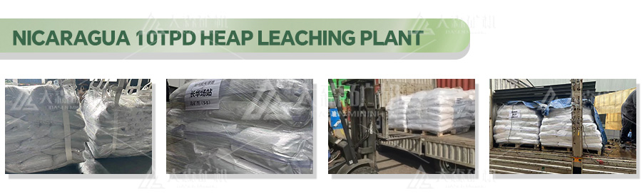 Nicaragua 10tpd heap leaching plant 1 - Environmental Type Gold Extracting Chemicals Use in Gold Mining