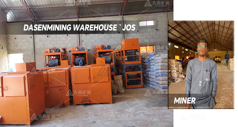 warehouse in Jos of Nigeria - Magnetic Separation of Ilmenite and Monazite from Nigerian Ore