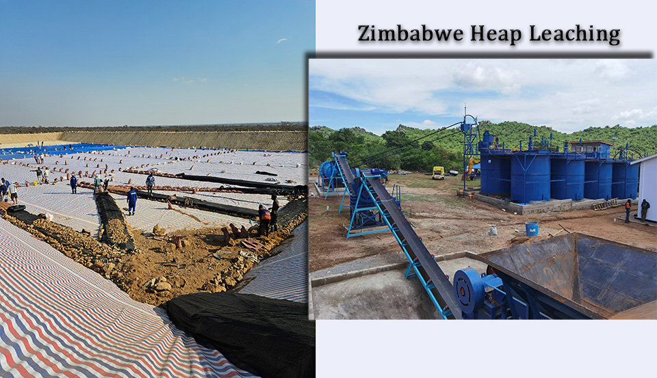 heap - 10,000-Ton Placer Gold Tailings Reprocessing - Heap Leaching