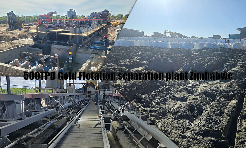 500TPD Gold Flotation separation plant Zimbabwe 2 - 500TPD Gold Flotation Separation Plant – Zimbabwe