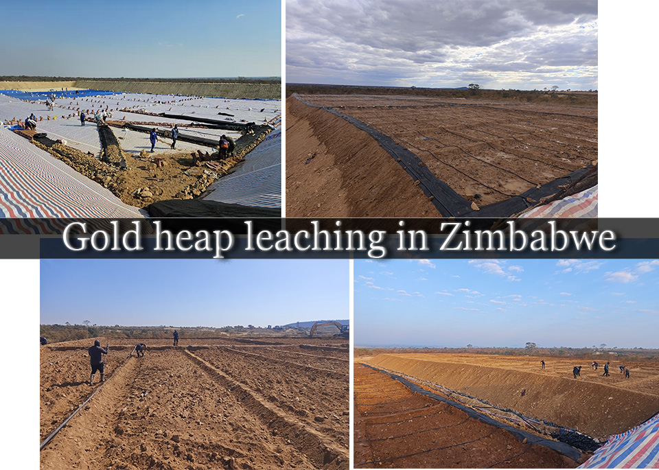 GOLD heap leaching in Zimbabwe - 25,000 TPD Gold Heap Leaching EPC Project