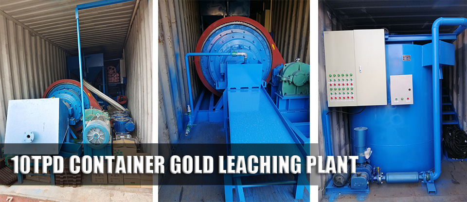 gold ore processing - How to Recover Free Gold in a 10TPD Container Gold Leaching Plant?