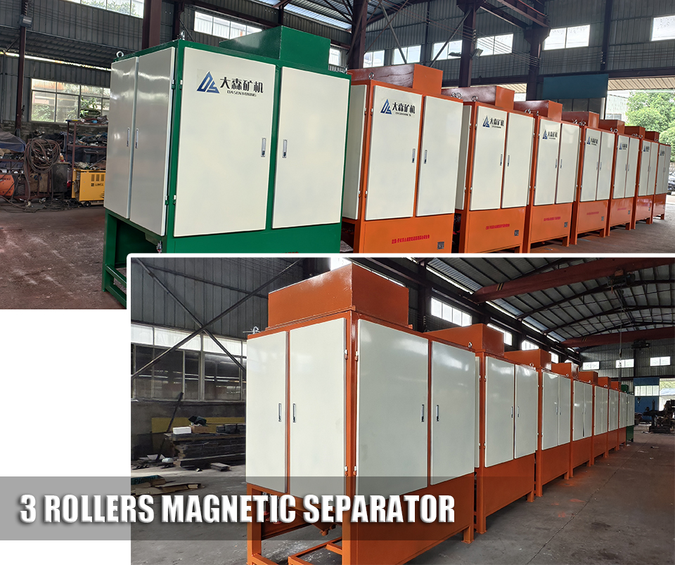 3 Rollers magnetic separator - New Batch of 3-Roller Magnetic Separators Delivered to Jos, Nigeria