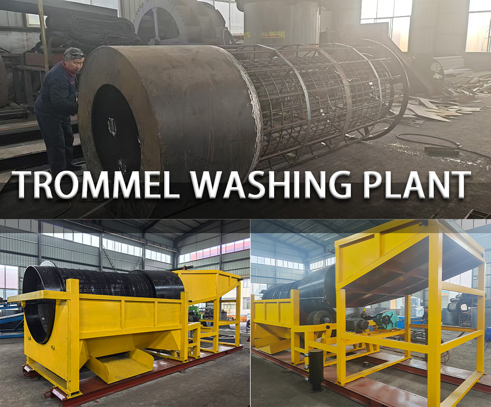 trommel washing plant - 80-100TPH Mobile Gold Washing Plant Shipping to Nigeria