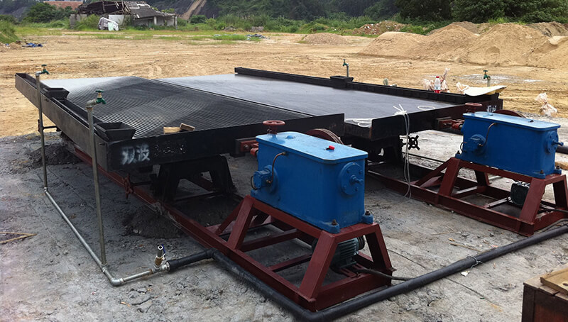 摇床 - Table vibrante avancée pour équipement de récupération d'or