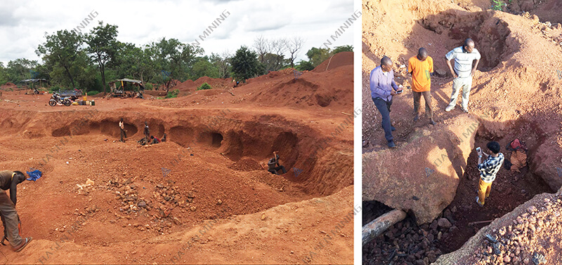 场地勘探 - 50 Tons Per Hour Rock Gold Gravity Separation Process in Mali