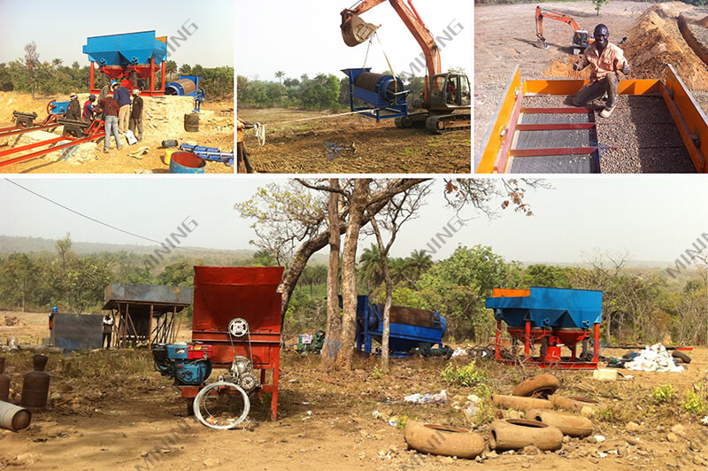 设备入场及安装 - 30 Tons Per Hour Separating Gold From Clay Plant in West Africa