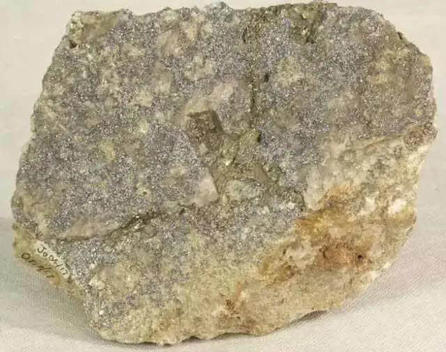 辉钼矿矿石斜长花岗岩中 - How can you identify different ores?
