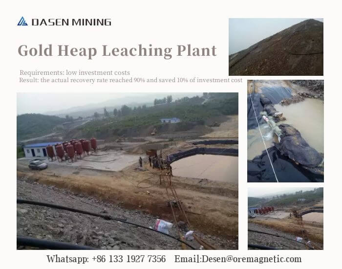 堆浸2 - What are the steps involved in cyanide heap leaching?