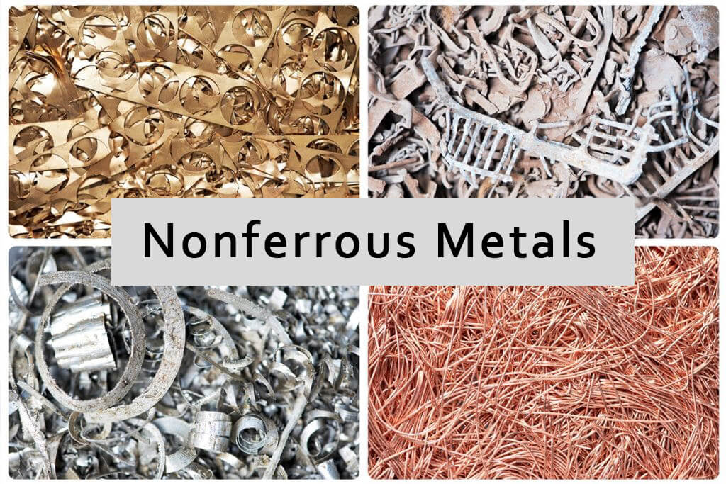 nonferrous metals - Beneficiation and process of non-ferrous metals according to conventional methods