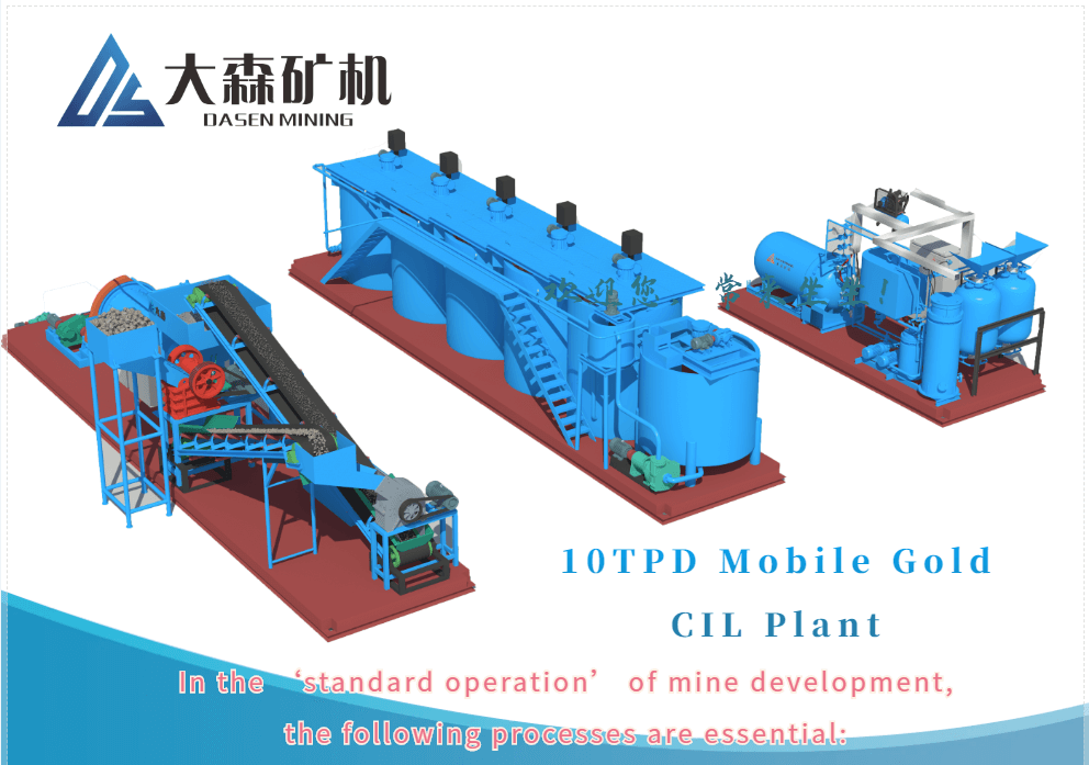 11 - 10TPD Small Scale Mobile Gold Leaching Plant