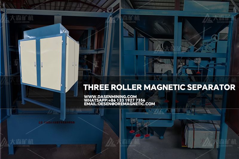 3.Three roller magnetic separator - Ta&Nb/Coltan/ Tin ore Beneficiation