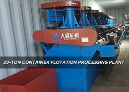 Dasen News 20 ton container flotation processing plant1 260x185 - Dasen News