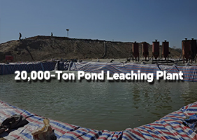 20000 Ton Pond Leaching Plant - Gold Ore Processing