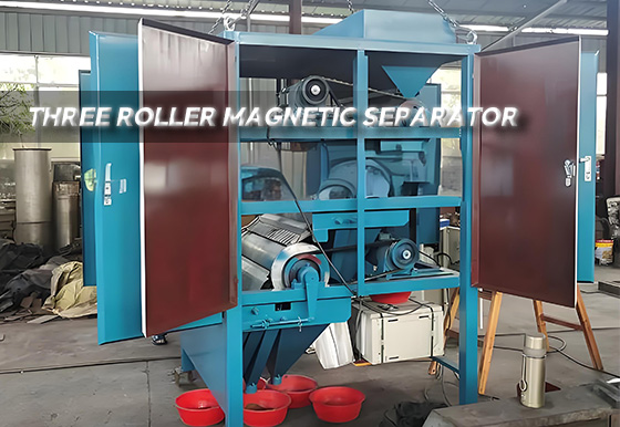 Three roller magnetic separator - Nigeria Company