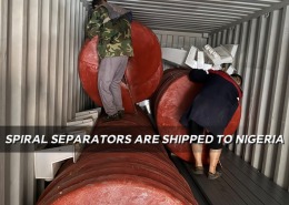 spiral separators are shipped to Nigeria 260x185 - Dasen News