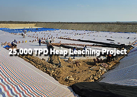 Gold Heap Leaching Project - Gold Pit Leaching Plant